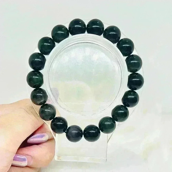 Rainbow Eye Obsidian Beaded Bracelet - Picture 1 of 6